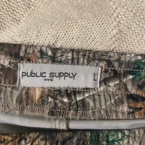 Camouflage Men's Flat Front Shorts - Picture 3 of 3